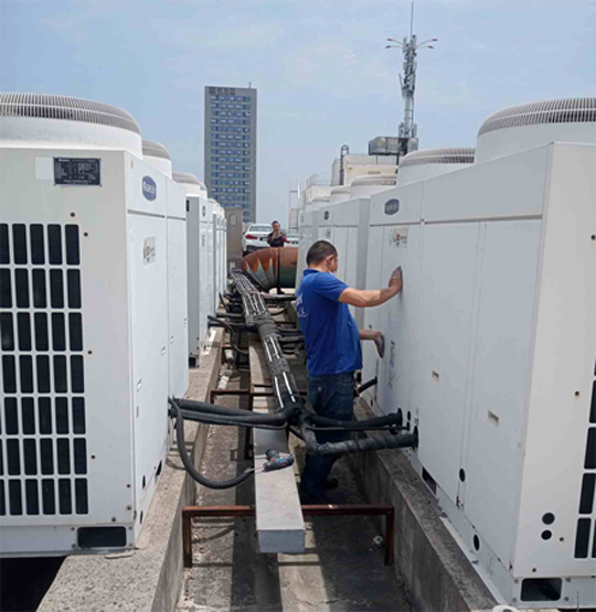 广饶中央空调制热和不制冷系统维修方法